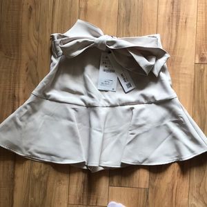 Zara Skort xs cream color